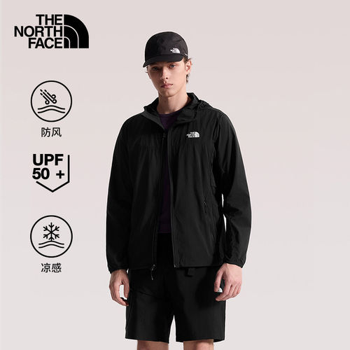 TheNorthFace北面26春夏新款男士户外轻薄透气防晒皮肤衣外套87VY