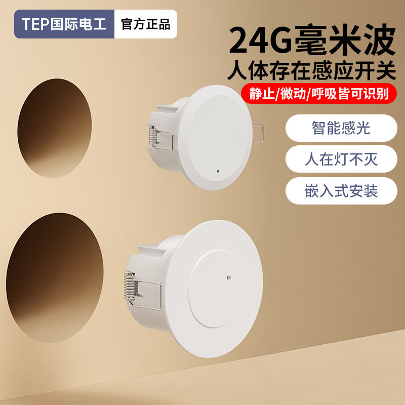 国际电工人体存在感应开关220v图片
