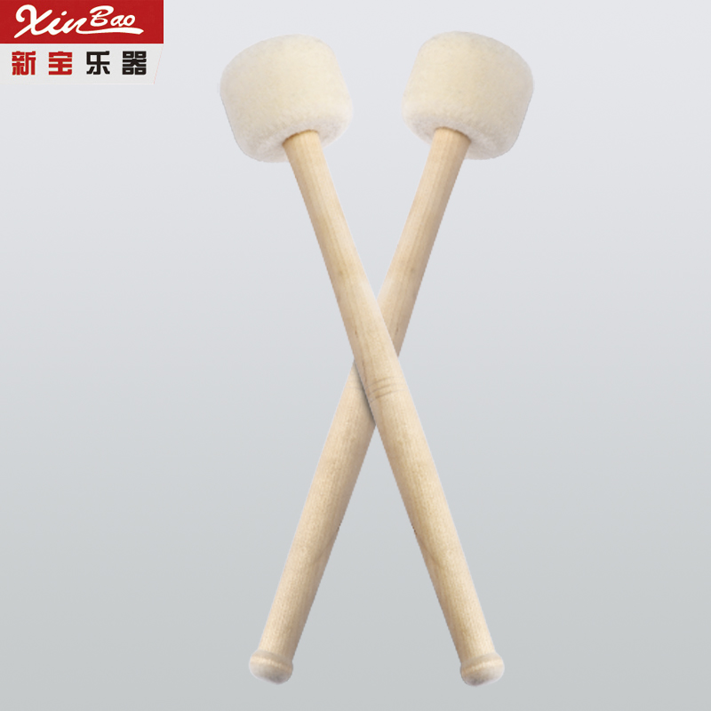 新宝大鼓棒进口羊毛加长33CM