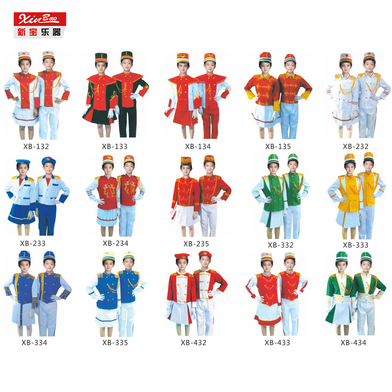 新宝乐器军鼓服鼓号服仪仗服仪仗乐队服 指挥服军乐队服装