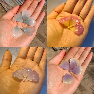 木槿花牵牛古风头饰diy手工发簪料器插花饰品配件蜀葵