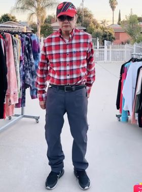 Lisa姐姐美国直邮 ORVIS灰色直筒休闲裤