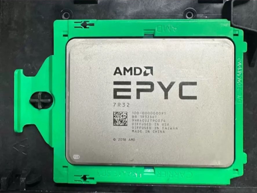 （议价）AMD EPYC 7R32 cpu正式二代宵龙、48核心9