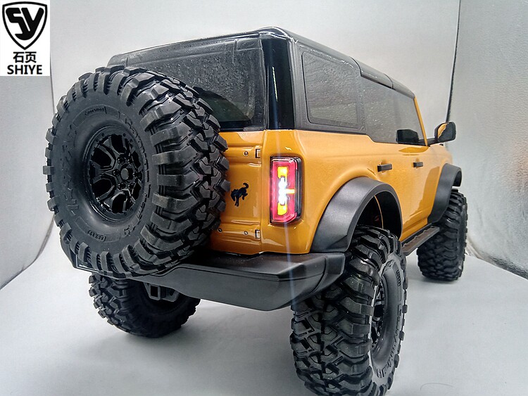 SHIYE DCS-BRONCO TRX4 리마 러닝 워터 스티어링 링키지 라이트 세트 FORD BRONCO 모델 자동차 라이트