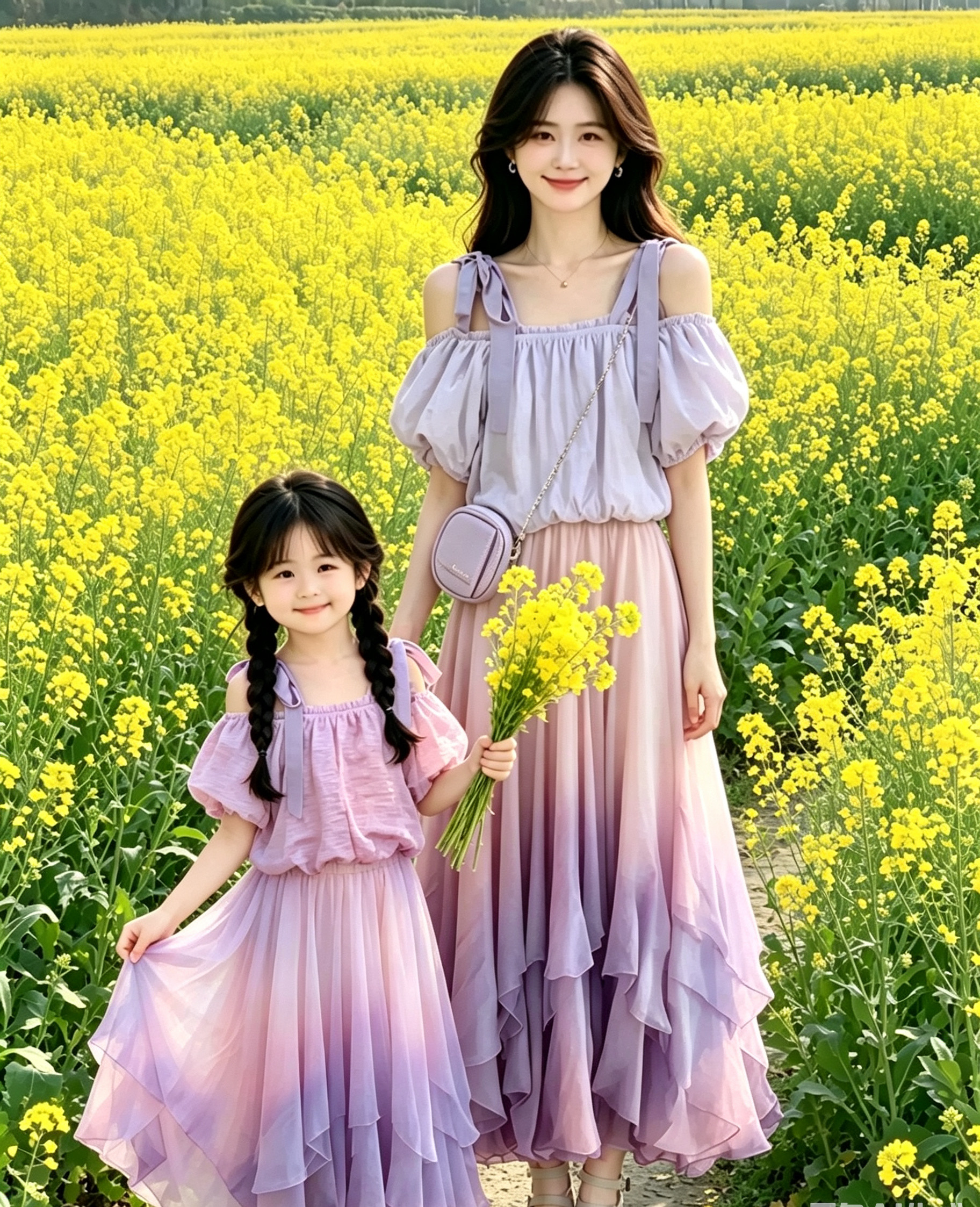 2026新款亲子装母女装夏装法亲子装/亲子时装
