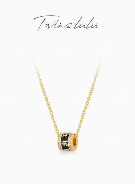 TWINSLULU中国风六字真言项链