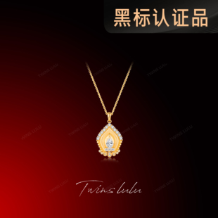 TWINS LULU古法工艺拉丝佛塔项链TSJ9644