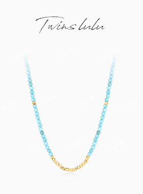 TWINS LULU简约小众气质氛围感小圆珠项链TSJ8023