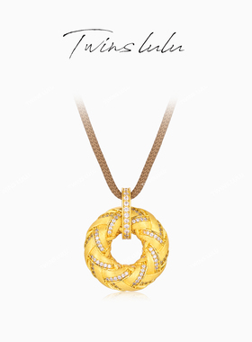 TWISNLULU新中式平安扣项链