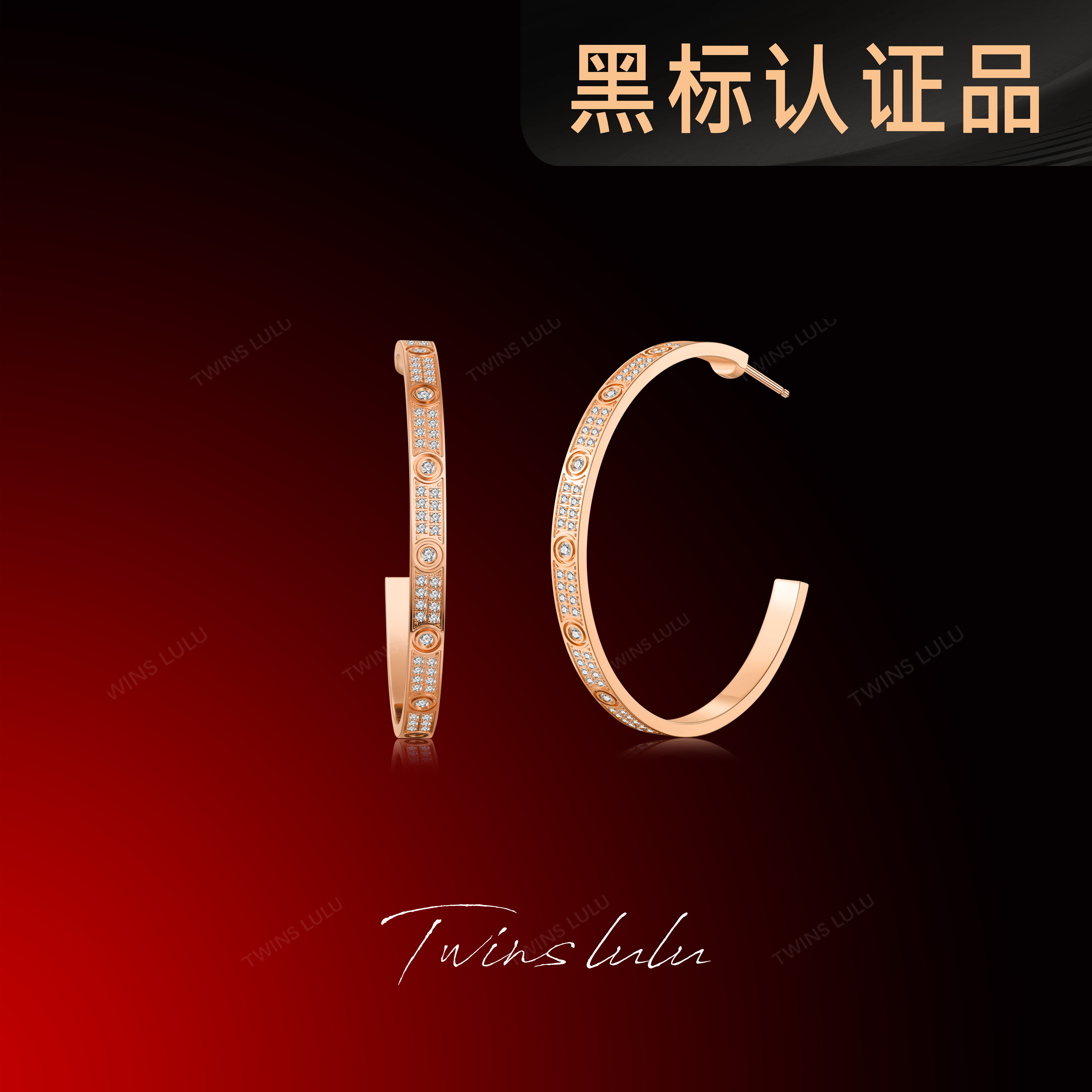 TWINSLULU轻奢满天星耳环