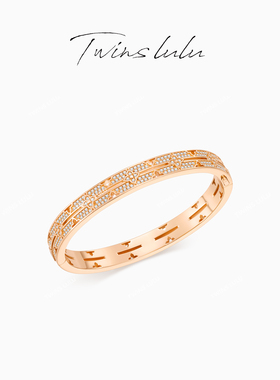 TWINS LULU轻奢百搭时尚幸运四叶草手镯TSS7922情人节礼物