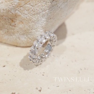 TWINSLULU时尚饰品椭圆形戒指