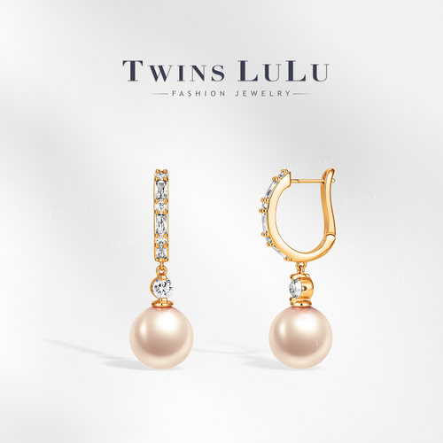 TWINS LULU【珠汐】高级法式轻奢风珠珠耳环TSL11596
