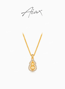 TWINS LULU高定新国潮轻奢国风时尚古法葫芦项链TSJ10170