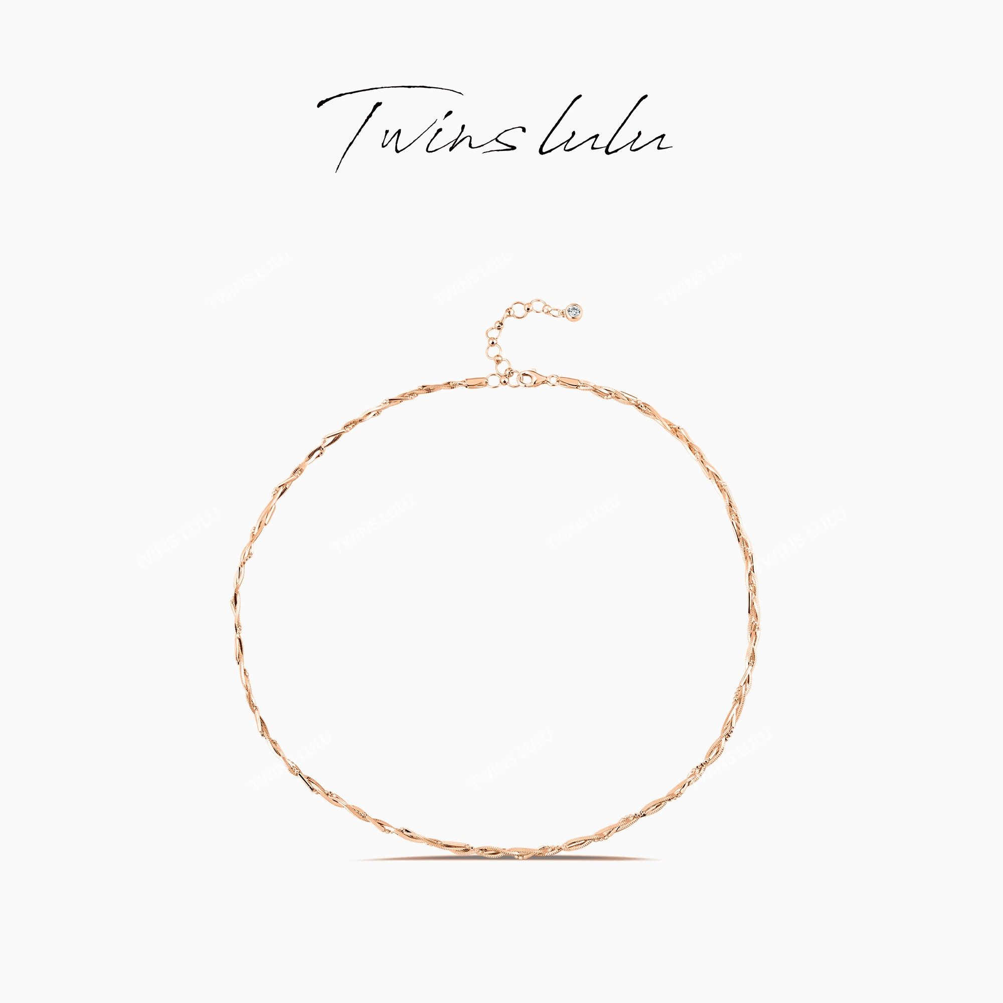 轻奢气质时尚百搭简约交叉素链TSJ9692,饰品/流行首饰/时尚饰品新,银饰项链,淘宝优惠券,粉丝福利购,淘宝优惠卷