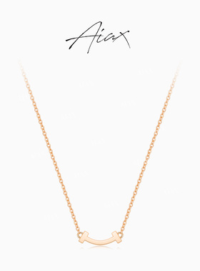 TWINS LULU高定百搭饰品简约风微笑项链TSJ10106