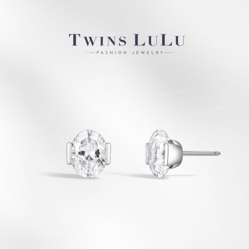 TWINS LULU时尚轻奢高级感圆形耳环TSL12076