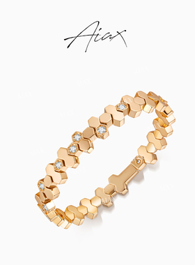 TWINS LULU高定轻奢小众高级感精致蜂巢手链TSS8022