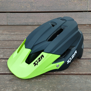 SPZA自行车头盔男青少年单车速降越野半盔山地车骑行头盔安全帽
