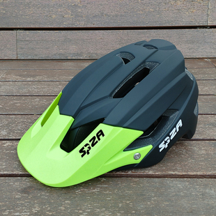 SPZA自行车头盔男青少年单车速降越野半盔山地车骑行头盔安全帽