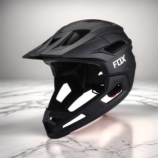 FOX全盔新款 男速降山地车户外绿道越野自行车骑行头盔比赛青少年