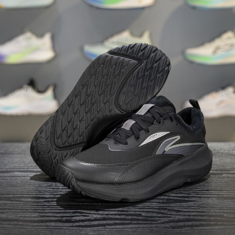 李宁加绒休闲鞋男鞋运动鞋舒适冬