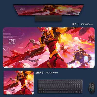 福音战士光伏玻璃鼠标垫