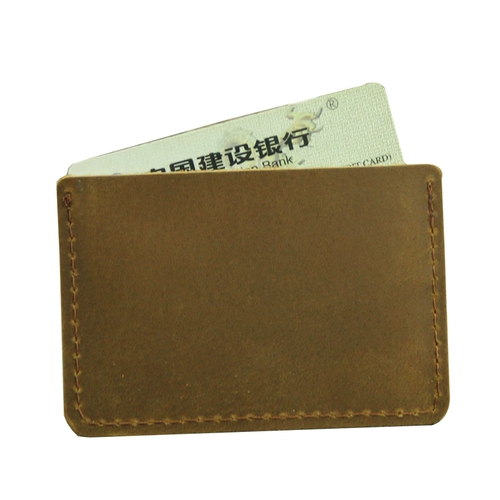 Маленький защитный чехол ручной работы, кожаный мультяшный чехол для проездного и картхолдер