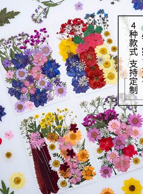 真花压花滴胶书签材料包