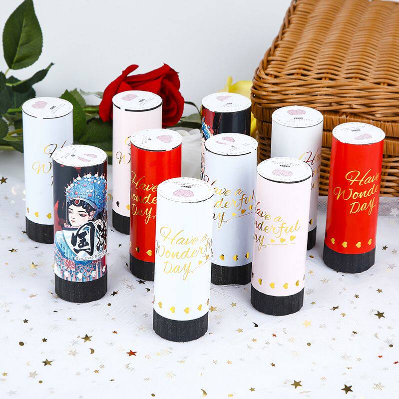 手持小礼炮婚礼结婚礼花筒生日儿童派对手拧旋转五彩纸屑拉炮