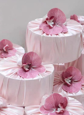 风吕敷包裹布伴郎伴娘伴手礼绸缎结婚喜糖盒