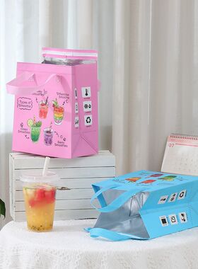 保温袋手提袋无纺布蛋糕外卖专用袋铝箔加厚隔热配送袋冷藏袋