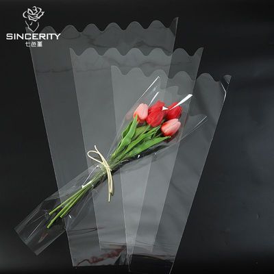 卓纤波浪边鲜切花束袋