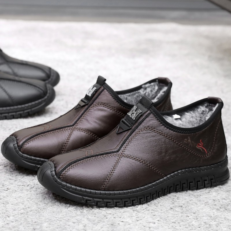 老北京布鞋棉鞋兔毛保暖防滑耐磨