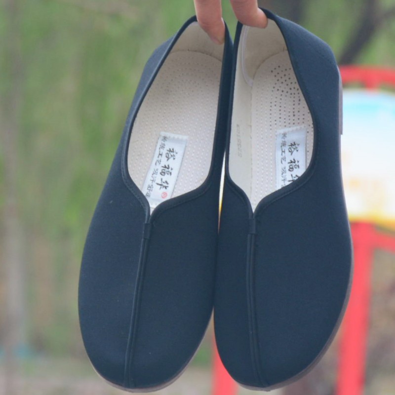 裕福华透气吸汗布中国风复古洒鞋