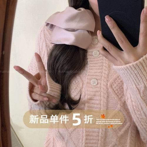 缎面大肠发圈~彩色超大号！基础款缎面高级感扎马尾丸子头发绳女