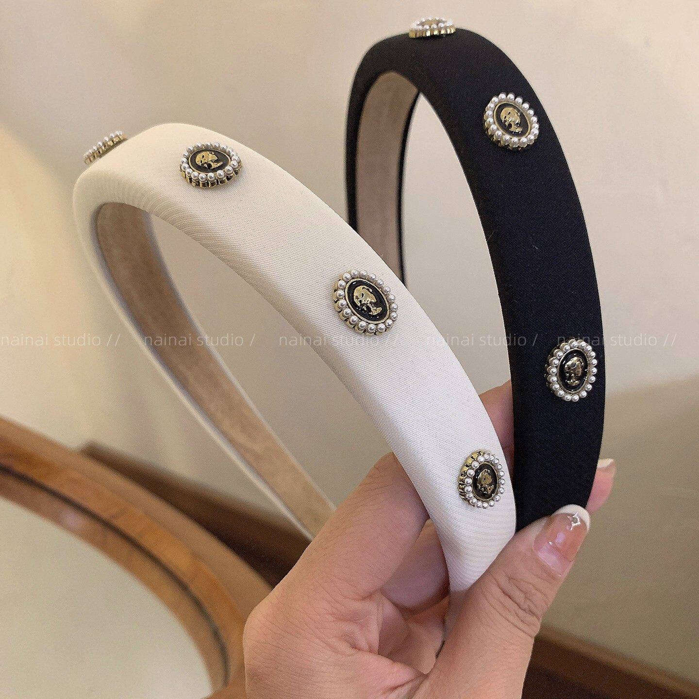 小香风发箍~复古法式宫廷风高颅顶气质百搭头箍2025秋冬新款发夹