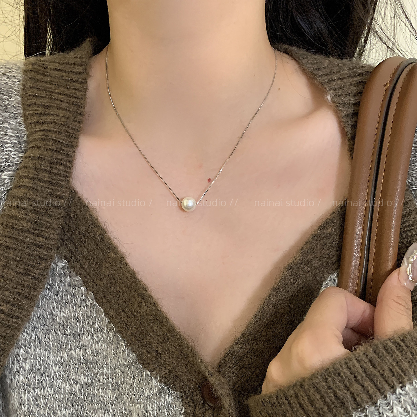 珍珠项链~气质百搭韩系ins风锁骨链2025秋冬新款小众设计颈链