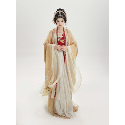 宴山亭汉服宋制华丽婚服