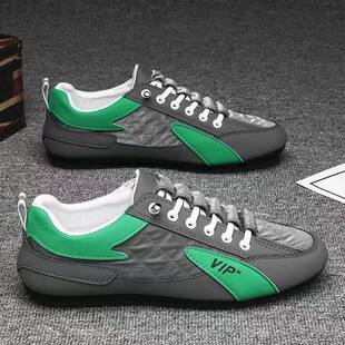 男士 潮流平底板鞋 新款 轻便时尚 透气舒适休闲帆布鞋 运动鞋