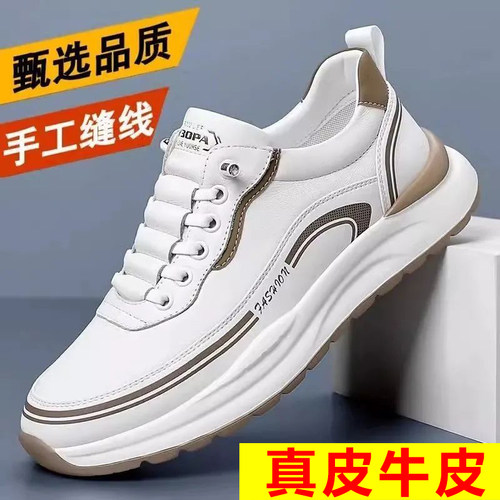 【专柜品质】2025时尚百搭软底潮鞋耐磨防滑男士透气休闲男鞋