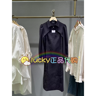 专柜正品 32427D006 2024夏季 Vero 款 连衣裙纯色 Moda 女刺绣新中式