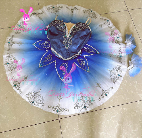 深蓝色tutu芭蕾DanYiBallet