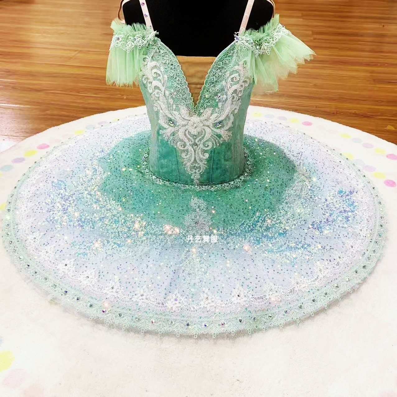 丹艺蓝鸟水泽仙子芭蕾舞演出服tutu裙盘裙比赛服表演裙专业定制