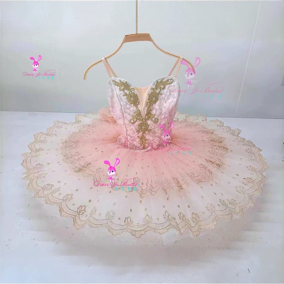 丹艺简易仙女娃娃芭蕾舞盘裙tutu裙表演服比赛服舞台六一专业定制