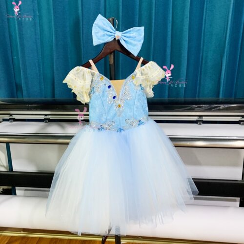 Danyiballet简易芭蕾舞裙克拉拉蓬蓬长纱裙表演服比赛服专业定制