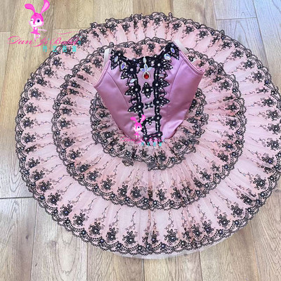 丹艺女芭蕾舞服帕基塔盘裙tutu裙表演服比赛服演出服专业定制