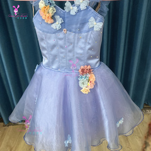 丹艺水泽仙子芭蕾舞盘裙tutu裙演出服长纱裙比赛服表演裙专业定制