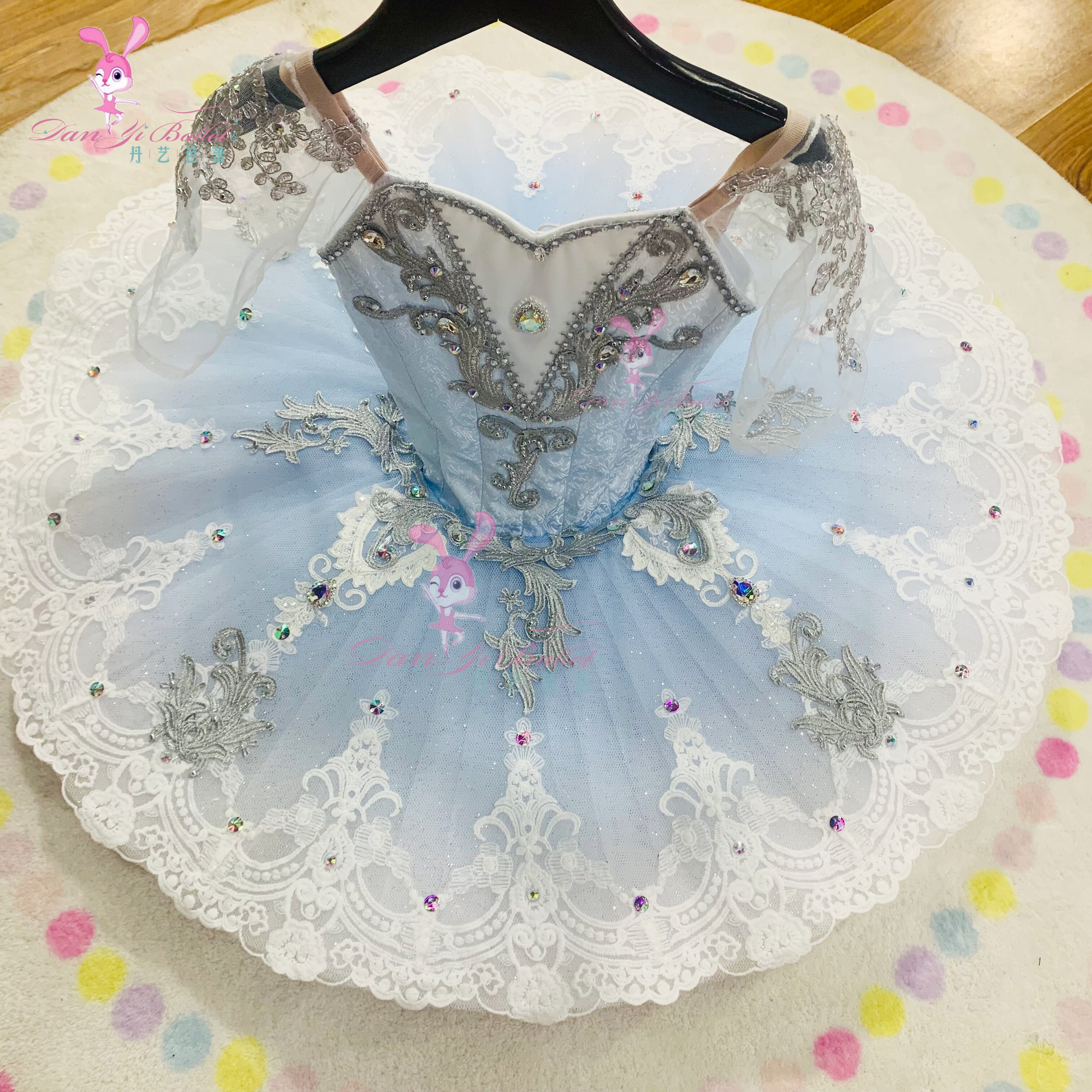 丹艺芭蕾舞服水泽仙子蓝鸟盘裙tutu裙表演服比赛服演出服专业定制
