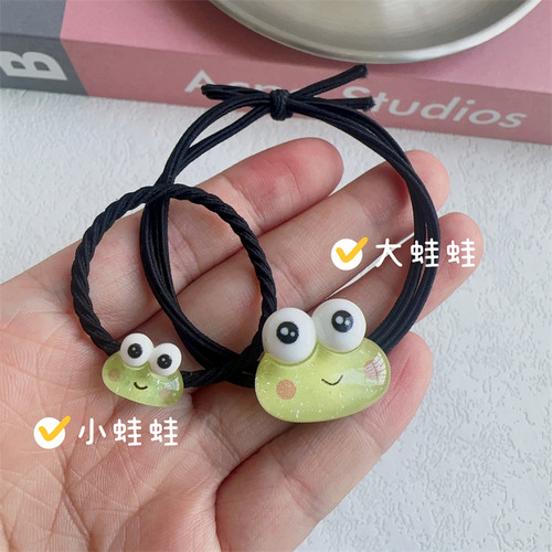 发圈亚克力可爱青蛙大号小号